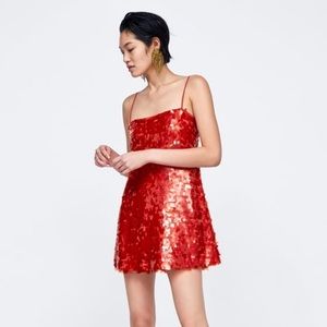 Zara mini sequined dress